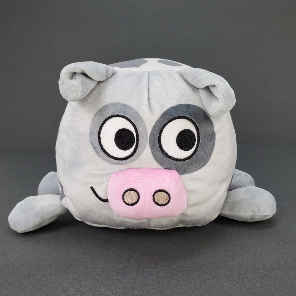 Kohls Cares Dada Jimmy Fallon‎ Cow Plush Gray Spotted Stuffed Animal Toy 8"